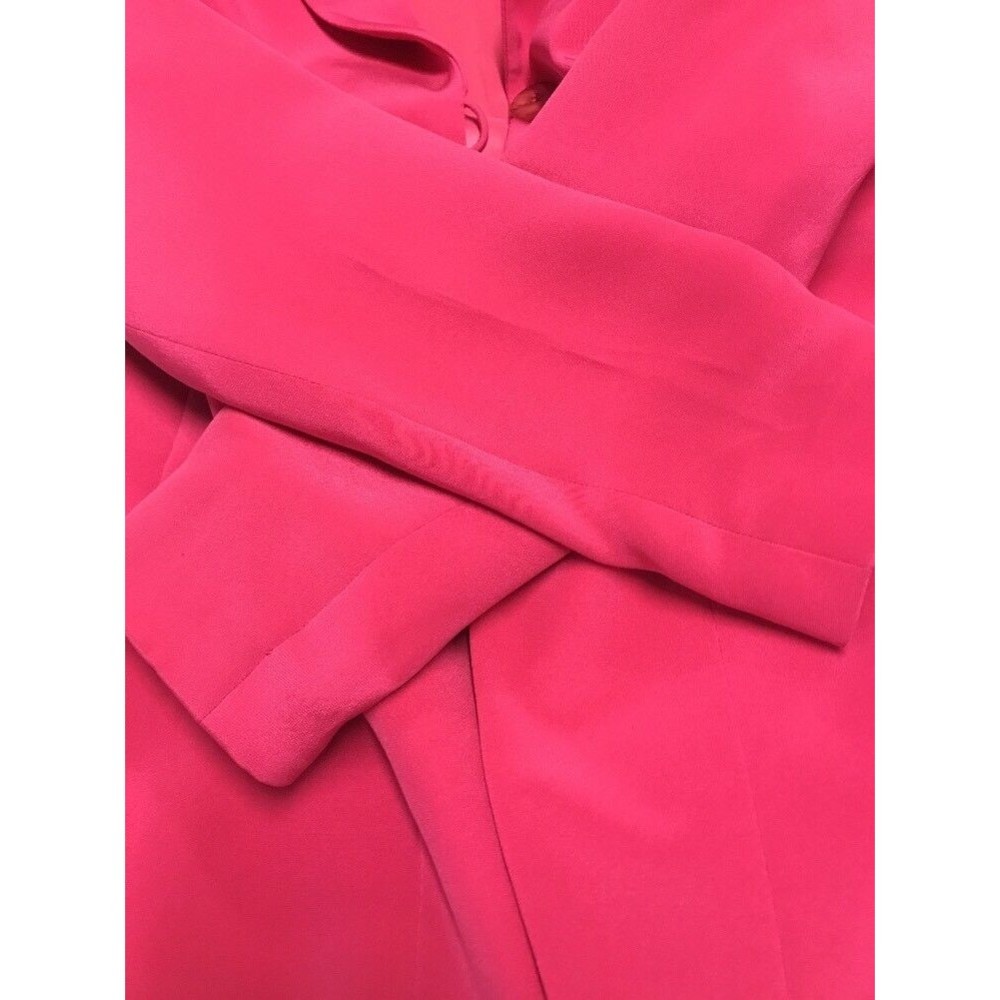 Carlisle Women's Blazer 100% Silk 4 Button Fully Lined Pink Size 2 - Picture 10 of 10